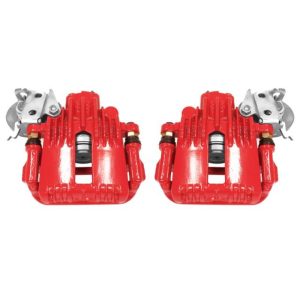Power Stop 93-97 Chevrolet Camaro Rear Red Calipers w/Brackets - Pair