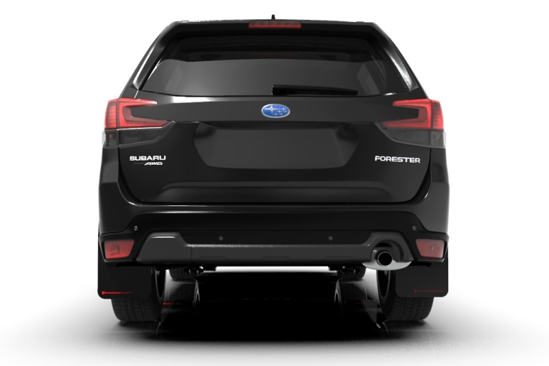 Rally Armor 19-21 Subaru Forester Black UR Mud Flap w/ Red Logo - Image 2