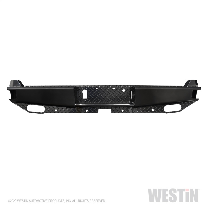 Westin 17-21 Ford F-250/350 HDX Bandit Rear Bumper - Black - Image 4