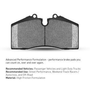 R1 1989-1996 Nissan 300ZX Turbo Rear R1 Performance Sport Pads & Hardware Kit