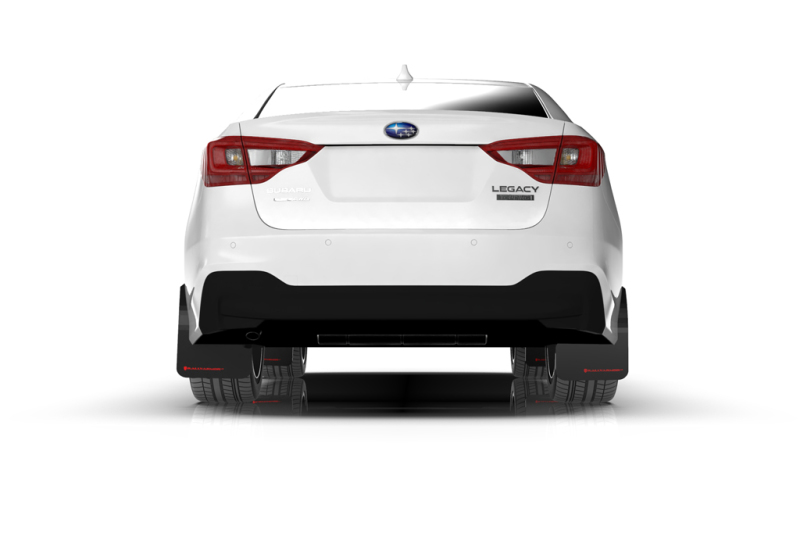 Rally Armor 20-25 Subaru Legacy Black UR Mud Flap w/White Logo - Image 4