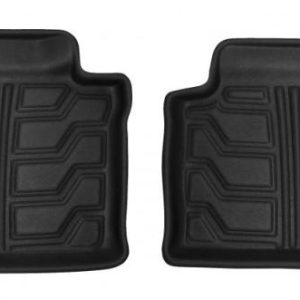 Lund 11-17 Ford Explorer (2nd Row) Catch-It Floormats Rear Floor Liner - Black (2 Pc.)