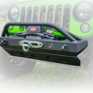 Turn Offroad 2007+ Jeep JK/JL/JT Front Bumper W/Welded Bull Bar & Skid Plate