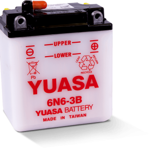 Yuasa 6N6-3B Conventional 6-Volt Battery