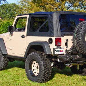 Rugged Ridge XHD Sailcloth Top Black 2-Door 07-09 Jeep Wrangler