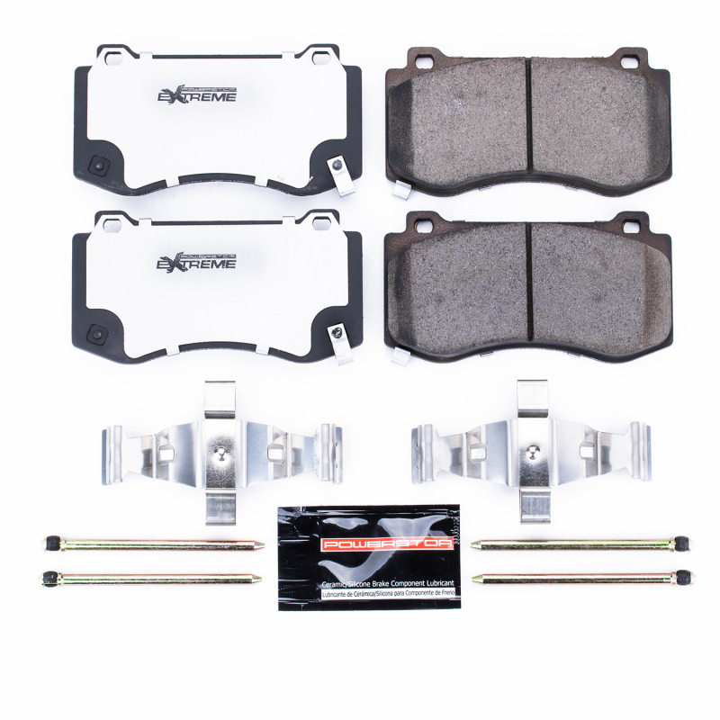 Power Stop 05-10 Chrysler 300 Front Z26 Extreme Street Brake Pads w/Hardware - Image 3