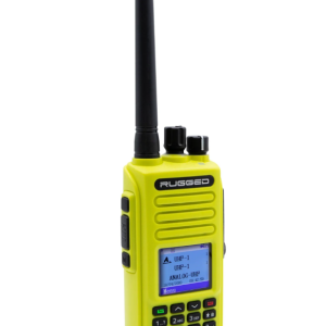 Rugged Radios WATERPROOF - Rugged RDH-X - Bus Band 2-Way Radio - Digital and Analog / Safety Yellow
