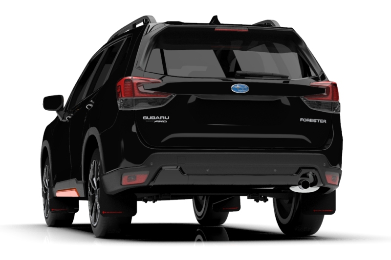 Rally Armor 19-21 Subaru Forester Black UR Mud Flap w/ Red Logo - Image 3