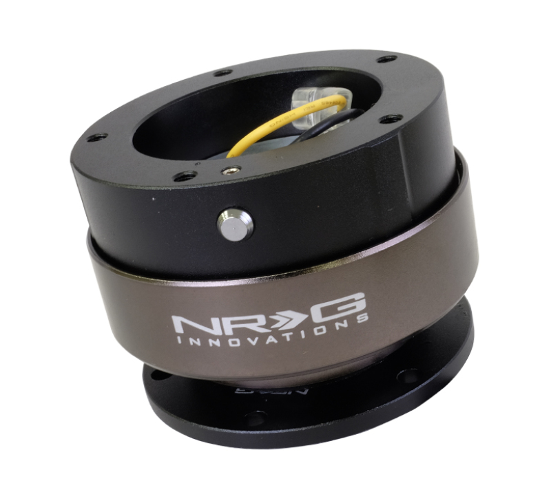 NRG Quick Release Gen 2.0 - Black Body / Titanium Chrome Ring (5 Hole Base 5 Hole Top) - Image 2