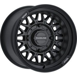Raceline A13B Omega 14x7in/4x156 BP / 10mm Offset /132.5mm Bore - Satin Black Wheel