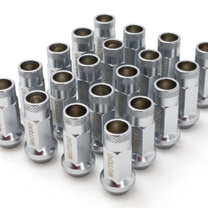 Wheel Mate 12x1.25 48mm Muteki SR48 Satin Silver Open End Lug Nuts