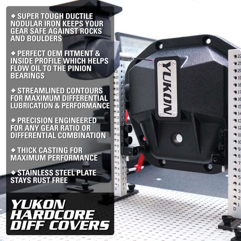 Yukon Gear Hardcore Diff Cover for 8.5inch GM Rear w/ 5/16inch Cover Bolts - Image 8