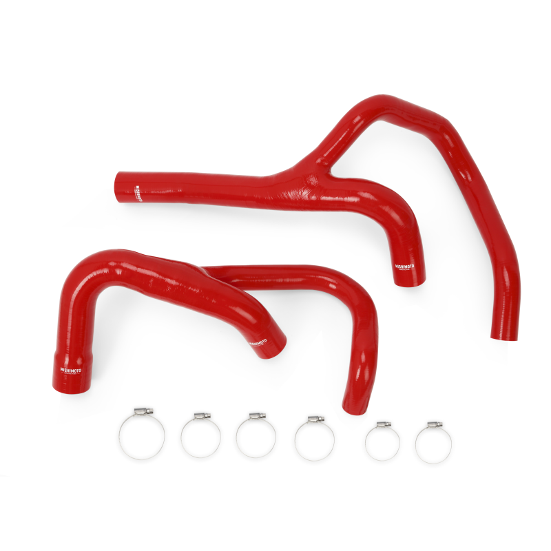 Mishimoto 13-14 Dodge Ram 6.7L Cummins Silicone Radiator Hose Kit Red - Image 2