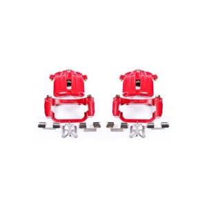 Power Stop 04-05 Cadillac DeVille Rear Red Calipers w/Brackets - Pair