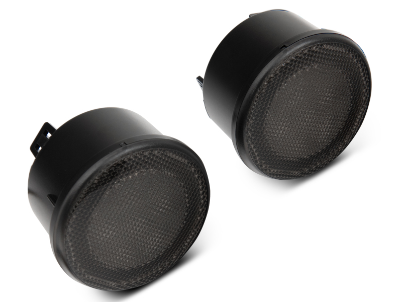 Raxiom 07-18 Jeep Wrangler JK Axial Series LED Turn Signals w/ Halo (Smoked) - Image 4
