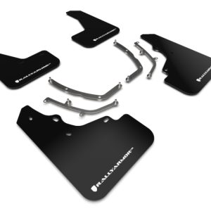 Rally Armor 19-26 Mazda3 Hatchback Black UR Mud Flap w/White Logo