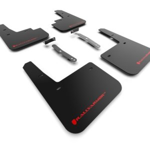 Rally Armor 22-23 Hyundai Kona N Black UR Mud Flap w/Red Logo