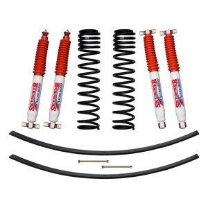 Skyjacker 84-01 XJ 3in FR D-Rate Long Travel Coil Suspension Kit w/RR Add A Leaf/Nitro 8000 Shocks