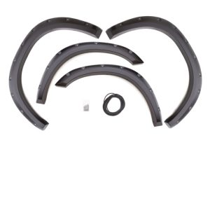 Lund 09-17 Dodge Ram 1500 RX-Rivet Style Textured Elite Series Fender Flares - Black (4 Pc.)