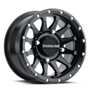 Raceline A95B Trophy 14x7in / 4x137 BP / 38mm Offset / 110.18mm Bore - Satin Black Wheel