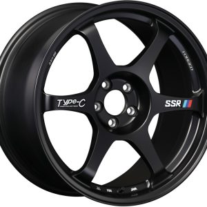 SSR Type-C Forged 18x9.5 +38 5/114.3 - Sprint Black Wheel