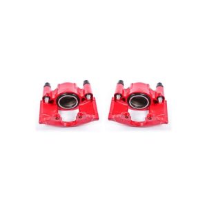 Power Stop 90-93 Cadillac Commercial Chassis Front Red Calipers w/o Brackets - Pair