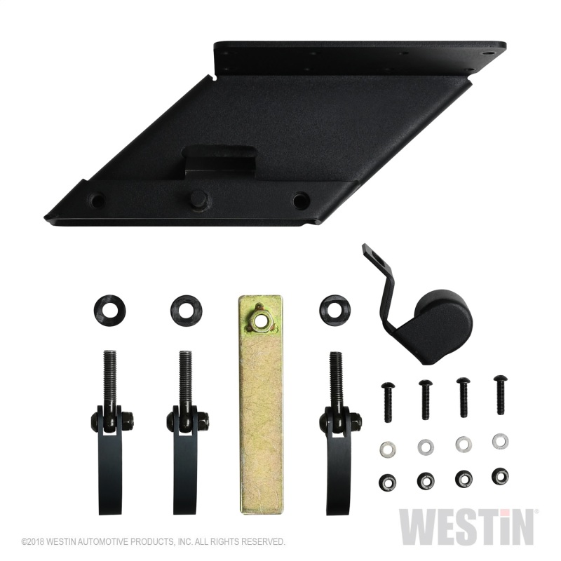 Westin 07-18 Jeep Wrangler JK WJ2 Off-Road Jack Mount - Textured Black - Image 9