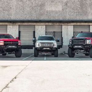 Road Armor 11-16 Ford F-250 SPARTAN Front Bumper Bolt-On Pre-Runner Guard - Tex Blk