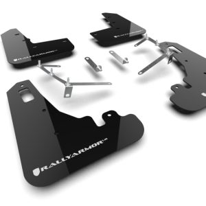 Rally Armor 22-26 Subaru BRZ / Toyota GR86 Black UR Mud Flap w/White Logo