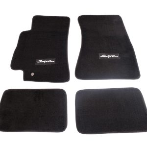 NRG Floor Mats - 96-02 Toyota Supra (Supra Logo) - 4pc.