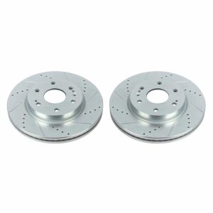 Power Stop 19-20 Chevrolet Silverado 1500 Front Evolution Drilled & Slotted Rotors - Pair