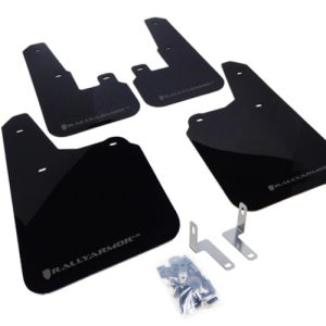 Rally Armor 10-14 Subaru Outback Black UR Mud Flap w/ Grey Logo