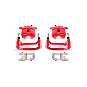 Power Stop 01-03 Acura CL Front Red Calipers w/Brackets - Pair