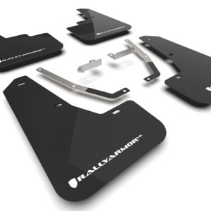 Rally Armor 24-26 Subaru Crosstrek Black UR Mud Flap White Logo