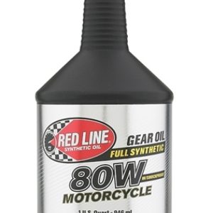 Red Line 80W Motorcycle Gear Oil w/Shockproof - Quart