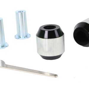 Whiteline 18-23 Kia Stinger Front Control Arm Lower Bushing Kit Double Offset