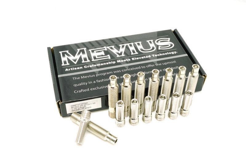 Wheel Mate Stud Conversion M14 x P1.25-M14 x P1.50 / 75mm L - Nickel Finish (QTY 20) - Image 2