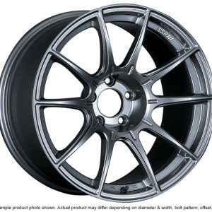 SSR GTX01 18x10.5 5x114.3 15mm Offset Dark Silver Wheel Evo X / G35 / 350z / 370z