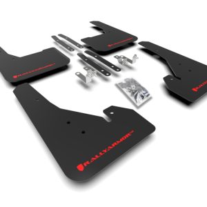 Rally Armor 18-26 Toyota Corolla Hatchback Black UR Mud Flap Red Logo