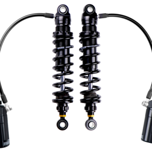 Ohlins 14-26 Harley FL Touring STX 36 Twin Blackline 13in Blk Reservoir Shocks - Standard Springs