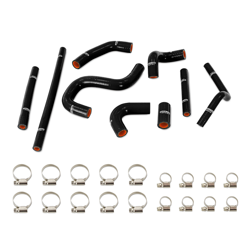 Mishimoto 96-02 Toyota 4Runner 3.4L (w/ Rear Heater) Silicone Heater Hose Kit - Black - Image 5