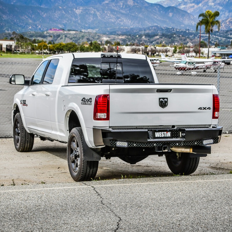 Westin 09-18 Ram 1500 HDX Bandit Rear Bumper - Black - Image 6