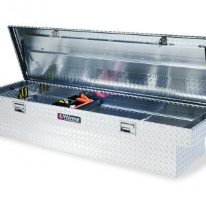 Lund 67-99 Chevy CK Ultima Deep Single Lid Crossover Tool Box - Brite