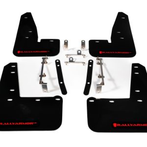 Rally Armor 23-26 Toyota GR Corolla Black UR Mud Flap w/Red Logo