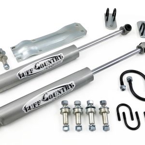 Tuff Country 69-87 Chevy Truck 1/2 & 3/4 Ton 4wd K10/K20 Dual Steering Stabilizer (In-Line Style)