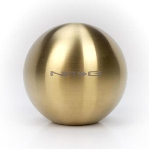 NRG Chrome Gold Titanium Round Shifter Heavy Weight