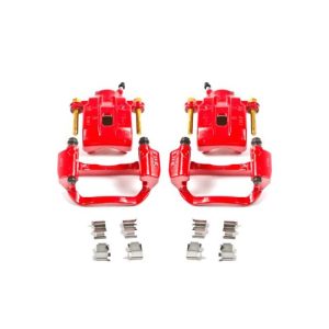 Power Stop 08-15 Toyota Sequoia Rear Red Calipers w/Brackets - Pair