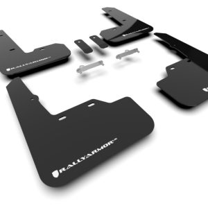 Rally Armor 22-25 Subaru WRX Black UR Mud Flap w/White Logo