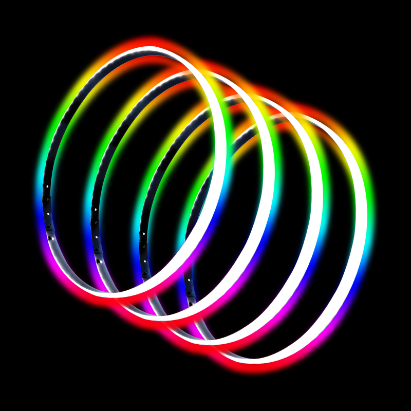 Oracle LED Illuminated Wheel Rings - ColorSHIFT No Remote - ColorSHIFT No Remote - Image 2