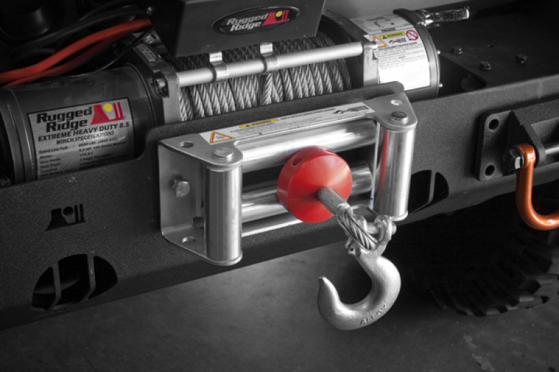 Rugged Ridge Winch Cable Stopper Red - Image 2